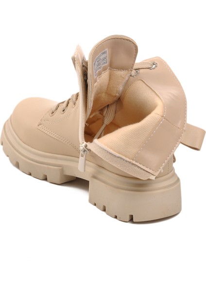 24106-F Bej Geniş Kalıp Içi Polarlı Çocuk Bot fırsatları