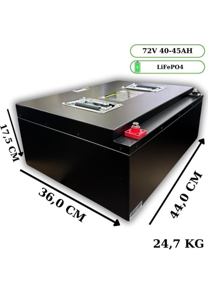 72V 40-45Ah Lityum Lifepo4 Elektrikli Motosiklet Aküsü - 72V 5A Lityum Akü Şarj Aleti