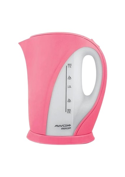 Mercan Kettle Pembe, Mercan Kettle 1,7 Litre Su Isıtıcısı 2000 W