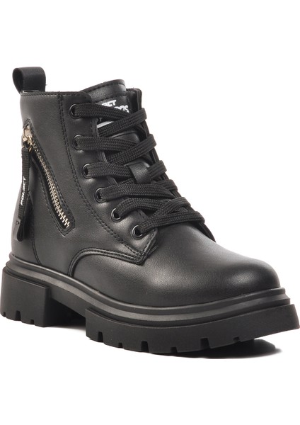 24106-F Siyah Geniş Kalıp Içi Polarlı Çocuk Bot modelleri