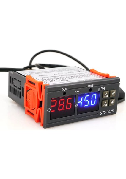 220V Isı ve Nem Termostatı Kuluçka Makinalarına Uygun Hassas