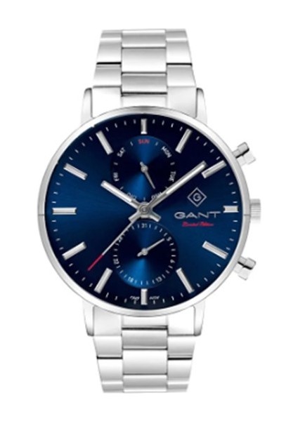 G121021 Quartz Çelik Gri Lacivert Kadran 45 mm Erkek Kol Saati