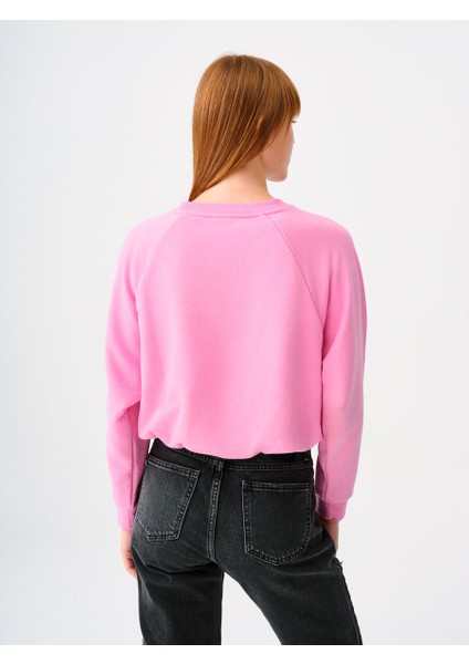 Long Crop Kadın Sweatshirt