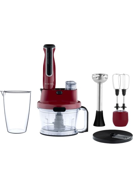 Nano Cut Retro Bordo Multi Blender Set