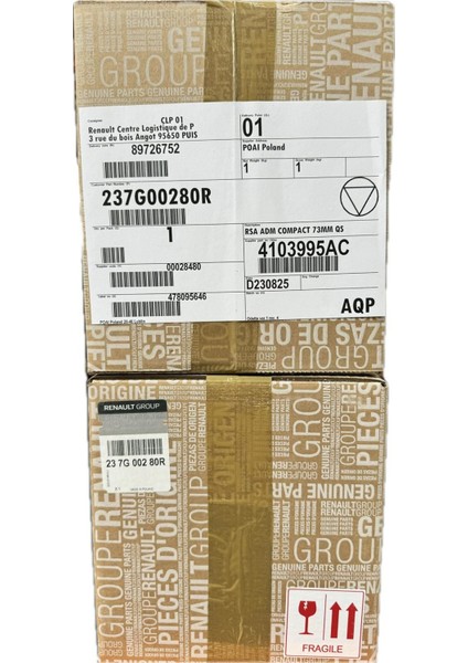 237G00280R Adblue Depo Pompası 1.5 Dci K9K Orijinal Mais