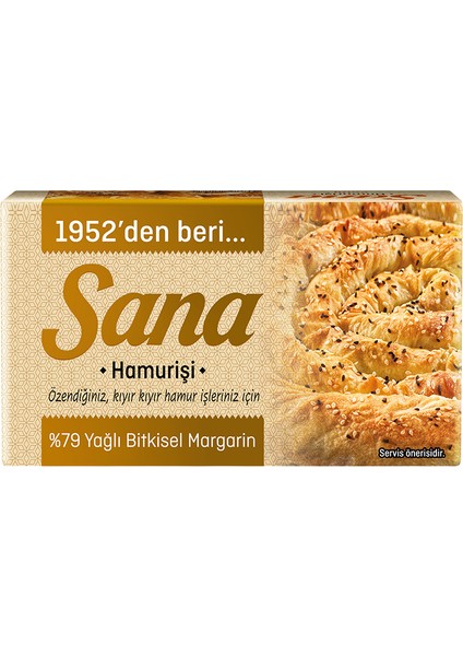 Paket Margarin Hamur İşi 250 gr