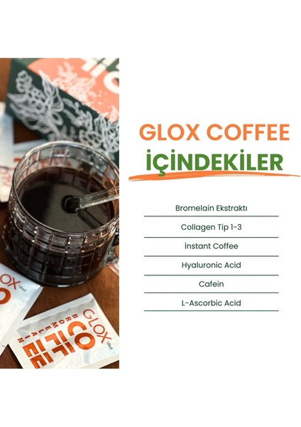 Kolajen ve Bromelain Destekli Gelişmiş Formül ve Collagen Içeren Kahve 1 Paket modelleri