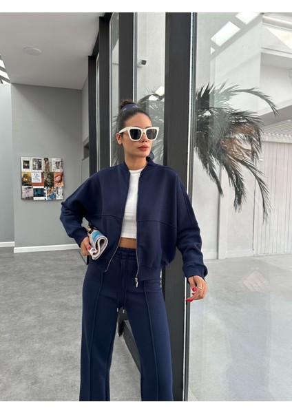 Çimalı Fermuar Detay Şardonlu Eşofman Takım fiyatları