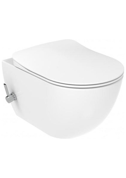 Rim-Off Asma Klozet Entegre Taharet Musluklu (Soğuk)