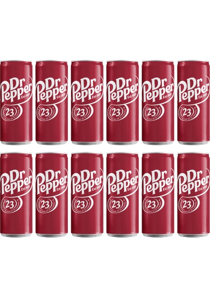 Dr Pepper Karışık Aromalı Gazlı Içecek 12 x 330 ml