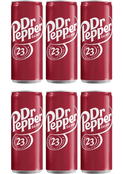 Dr Pepper Karışık Aromalı Gazlı Içecek 6 x 330 ml