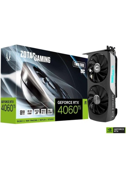 Geforce Rtx 4060 Tı Gamıng Twın Edge 8gb Gddr6 128BIT Oc ZT-D40610H-10M Ekran Kartı