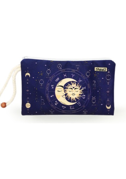Tarot Desenli Kalem Kutusu Yıkanabilir Bez Kalemlik modelleri
