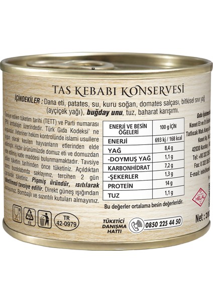 Tas Kebabı 200g - Pratik Ve Lezzetli Hazır Yemek fiyatları