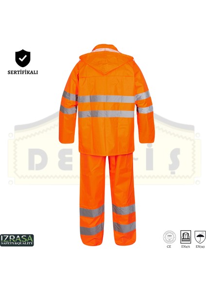 Imperteks Reflektörlü Takım Yağmurluk Turuncu - SJ05A fiyatları