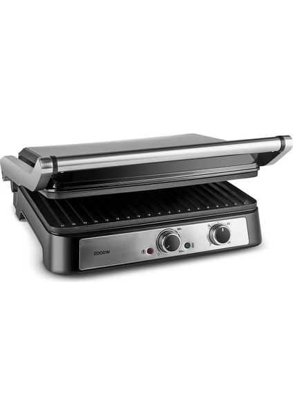 Inox Toastmate Grill Zaman Ayarlı 2000W Izgara ve Tost Makinesi 6 Dilim Kapasiteli