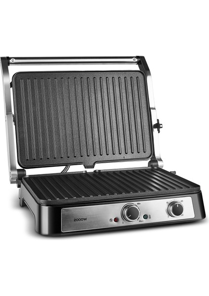 Inox Toastmate Grill Zaman Ayarlı 2000W Izgara ve Tost Makinesi 6 Dilim Kapasiteli