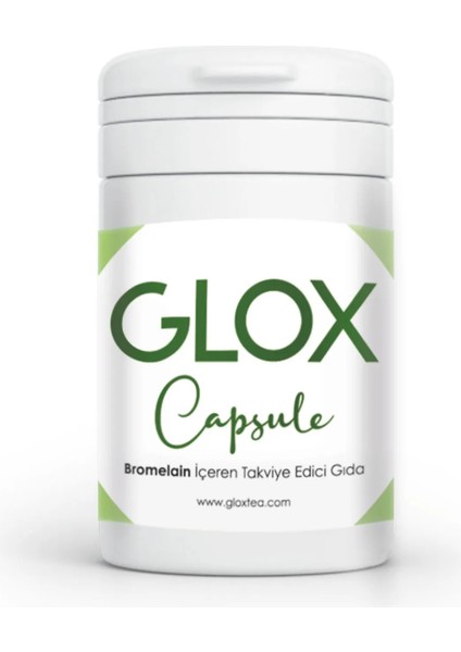 Cap Bromelain ve Collagen Içeren Gıda Takviyesi