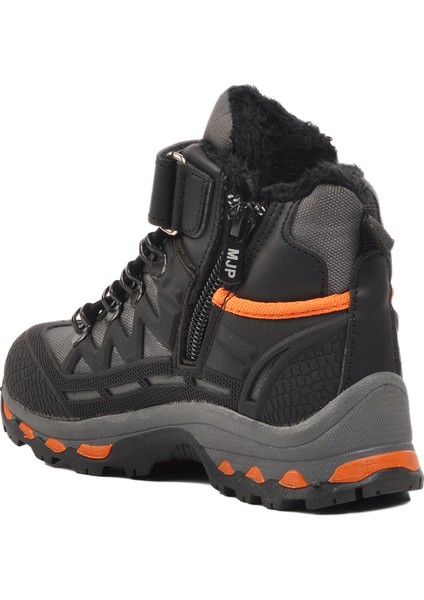 1831-P Siyah-Füme-Turuncu Içi Kürklü Çocuk Bot fırsatları