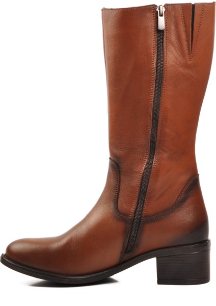 9289 Taba Içi Polarlı Deri Kadın Çizme fiyatları