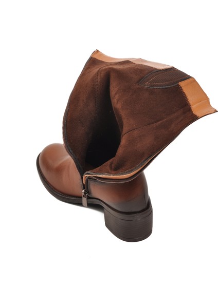 9289 Taba Içi Polarlı Deri Kadın Çizme fırsatları