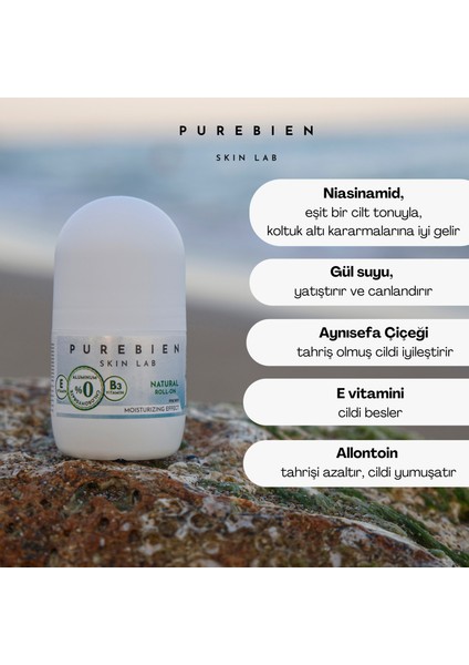 PUREBIEN SKIN LAB Purebıen Doğal Roll On Deodorant Erkek