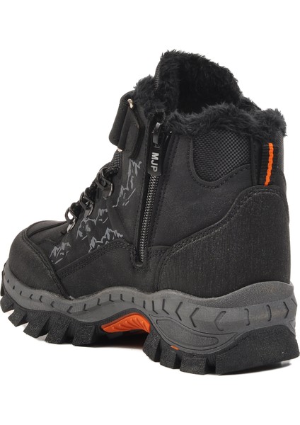 2040-F Siyah-Turuncu Içi Kürklü Çocuk Bot fırsatları