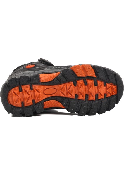 2040-F Siyah-Turuncu Içi Kürklü Çocuk Bot indirimleri