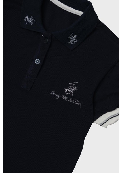 Beverly Hills Polo Club  Kız Çocuk Lacivert T-Shirt 23SS2BHG530