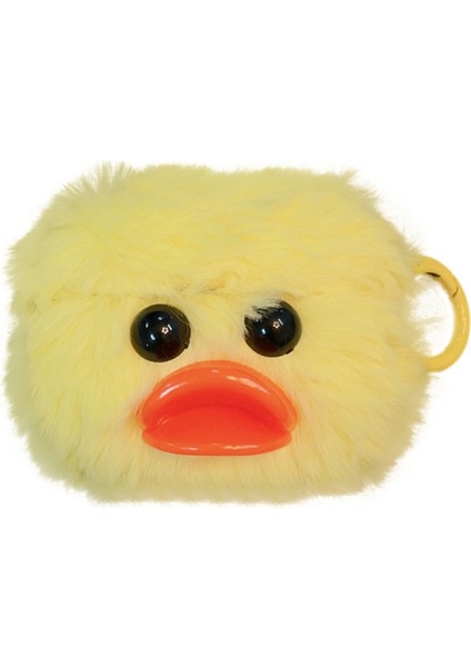 Apple Airpods Pro 2 için Kutusu Karikatür Ördek Kabarık Halka Toka Sevimli Ördek Kulaklık Kılıfı (Yurt Dışından)