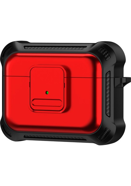 Apple Airpods Pro için Şık Koruyucu Tpu+Pc Düşmeye Karşı Dayanıklı , Basma Düğmesi Kulaklık Kılıfı (Yurt Dışından)