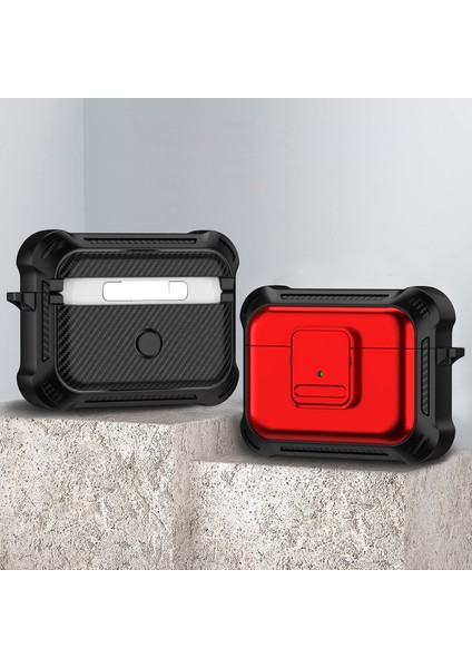 Apple Airpods Pro için Şık Koruyucu Tpu+Pc Düşmeye Karşı Dayanıklı , Basma Düğmesi Kulaklık Kılıfı (Yurt Dışından) fiyatları