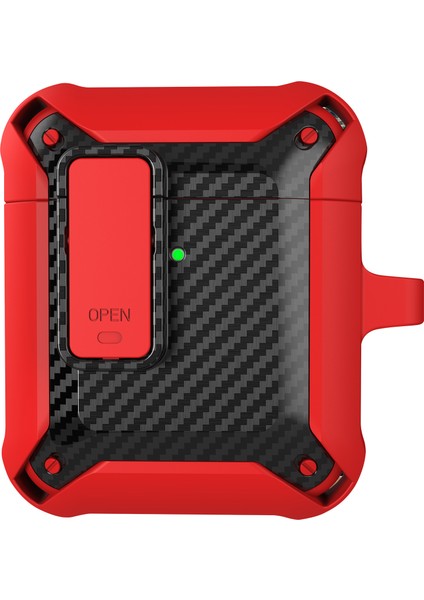 Taşınabilir 2 In 1 Tpu + Pc Çerçeve Darbeye Dayanıklı Şarj Airpods için Anti Damla Koruyucu 1 2 Kulaklık Kılıfı (Yurt Dışından)