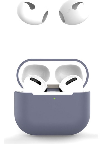 Apple Airpods 3 için Taşınabilir Koruyucu Kulakiçi Kulak Lı Yumuşak Silikon Koruyucu Kulaklık Kılıfı (Yurt Dışından)
