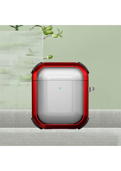 Apple Airpods için 2016 2019 Airpods Kablosuz 2019 Pc+Tpu Şeffaf Lı Karabina Kulaklık Kılıfı (Yurt Dışından) fiyatları