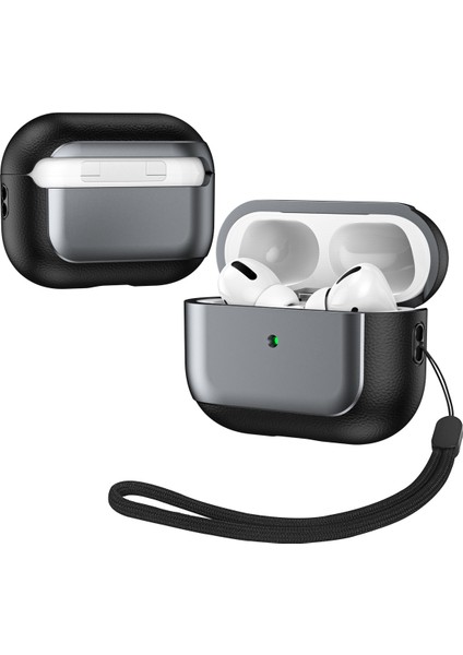 Apple Airpods Pro için Kordonlu Galvanik Koruyucu Kulaklık Kılıfı (Yurt Dışından)
