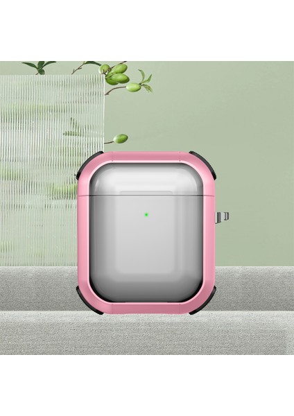 Apple Airpods için 2016 2019 Airpods Kablosuz 2019 Pc+Tpu Şeffaf Lı Karabina Kulaklık Kılıfı (Yurt Dışından) fiyatları