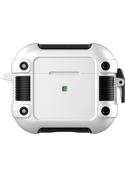 Apple Airpods 3 için Pc + Tpu Koruyucu , Karabina İle Kilit Toka Tam Kulaklık Kılıfı (Yurt Dışından)
