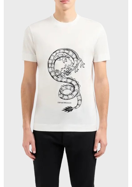 Pamuklu Slim Fit Bisiklet Yaka T Shirt Erkek T Shirt EM000009 AF10017 M0008