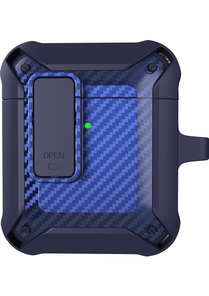 Taşınabilir 2 In 1 Tpu + Pc Çerçeve Darbeye Dayanıklı Şarj Airpods için Anti Damla Koruyucu 1 2 Kulaklık Kılıfı (Yurt Dışından)