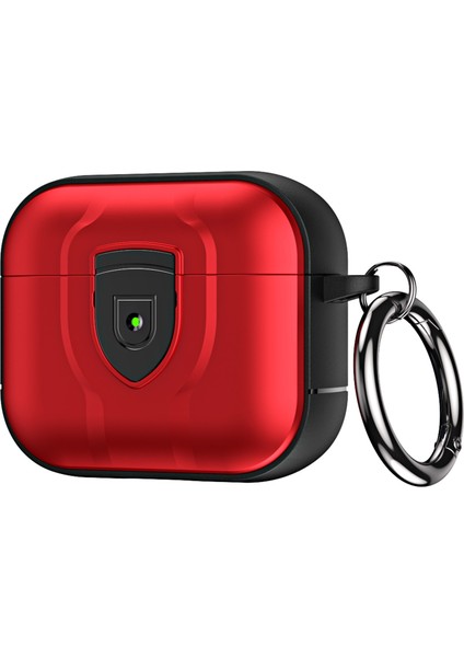 Apple Airpods 3 için tooth Basın Kilidi Pc + Tpu Drop Proof Asılı Toka Ile Kulaklık Kılıfı (Yurt Dışından)