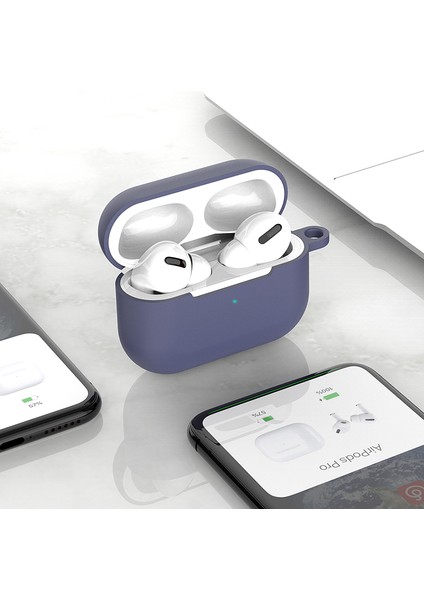 Airpods Pro için Silikon + Kordonu + Taşınabilir Kanca Kulaklık Kılıfı (Yurt Dışından) fiyatları