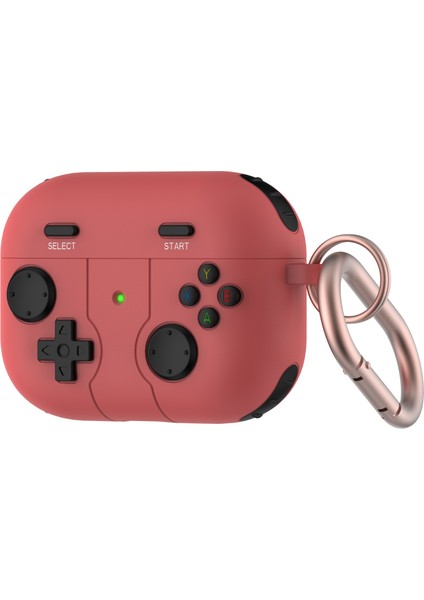 Apple Airpods 3 için Oyun Denetleyicisi Tam Yumuşak Silikon Tam Vücut Koruyucu Anahtarlık Karpuz Kulaklık Kılıfı (Yurt Dışından)