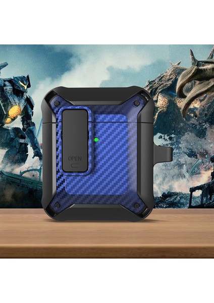 Taşınabilir 2'Si 1 Arada Tpu + Pc Çerçeve Darbeye Dayanıklı Airpods için Tokalı Anti Damla Koruyucu 1 2 Kulaklık Kılıfı (Yurt Dışından) fiyatları