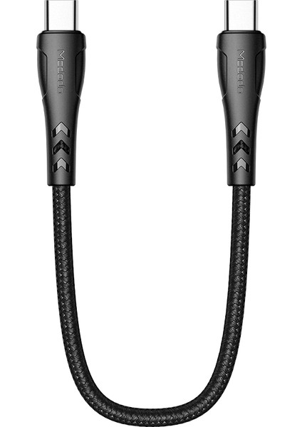 iPhone 15 Serisi Için Naylon Örgülü 1.2m Usb-C-Usb-C Samsung Huawei Xiaomi Için Hızlı Şarj Kablosu (Yurt Dışından)