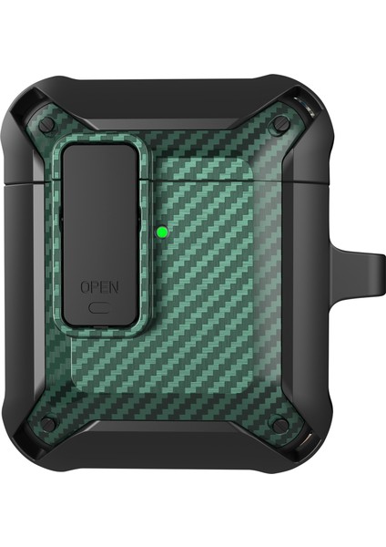 Taşınabilir 2 In 1 Tpu + Pc Çerçeve Darbeye Dayanıklı Şarj Airpods için Anti Damla Koruyucu 1 2 Kulaklık Kılıfı (Yurt Dışından)