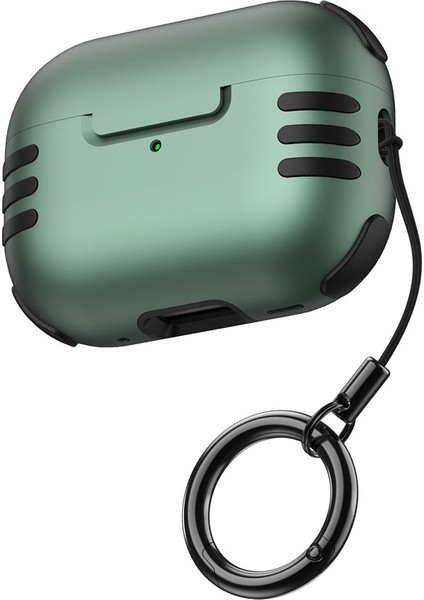 Airpods Pro 2 için Toz Geçirmez Asılı Tokalı tooth Sert Pc Kulaklık Kılıfı (Yurt Dışından)