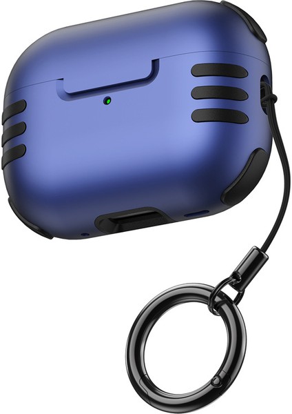 Airpods Pro 2 için Toz Geçirmez tooth Asılı Tokalı Sert Pc Kulaklık Kılıfı (Yurt Dışından)