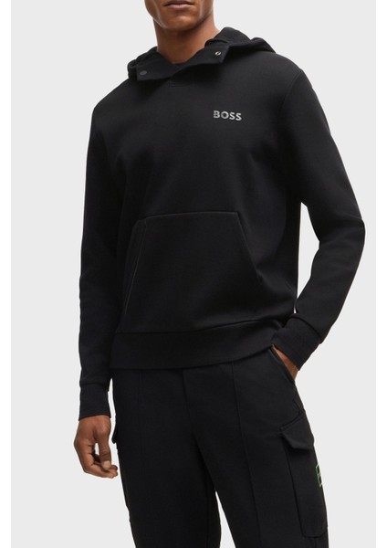 Pamuklu Regular Fit Kapüşonlu Sweat Erkek Sweat 50523464 001