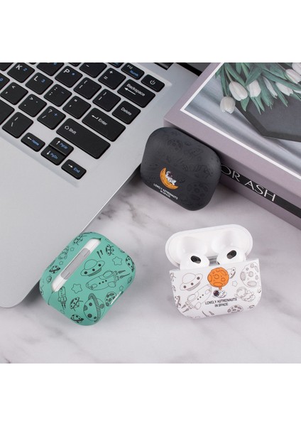 Apple Airpods için 3 Tpu Su Transfer Baskı Darbeye Dayanıklı Koruyucu Checker Kulaklık Kılıfı (Yurt Dışından) fiyatları